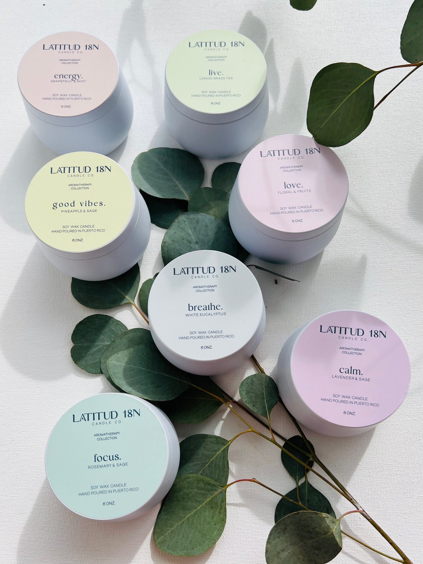 Aromatherapy Tin Candles